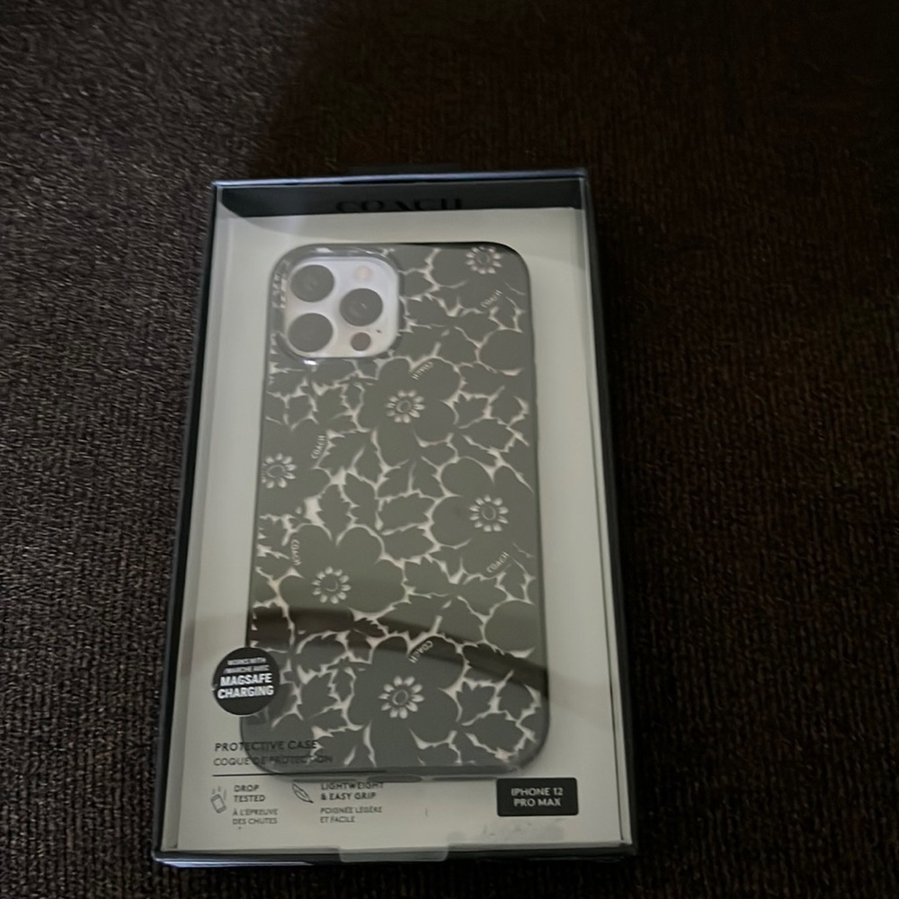 Coach flower phone case for iPhone 12 Pro Max